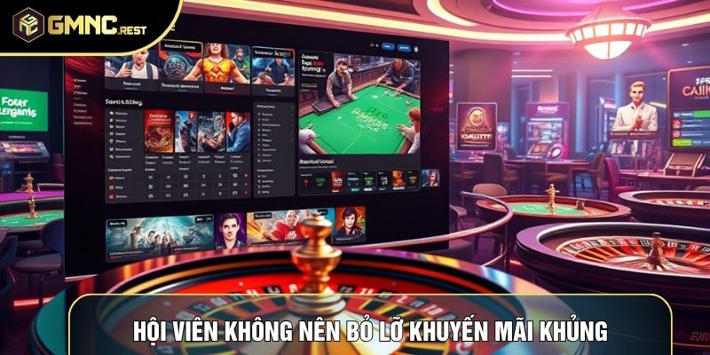 Hội viên không nên bỏ lỡ khuyến mãi khủng Hội viên không nên bỏ lỡ khuyến mãi khủng